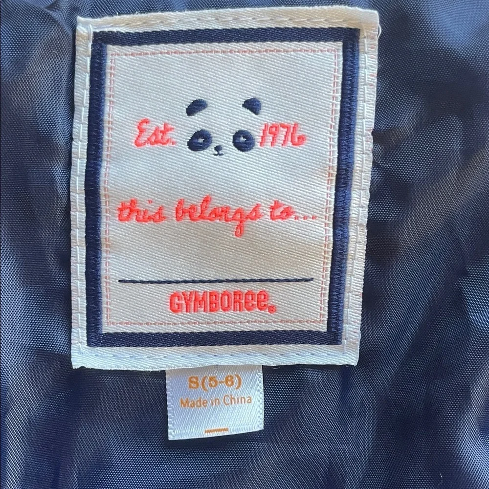 Navy Polka Dot Puffer Vest